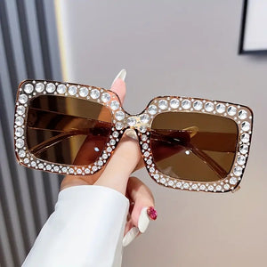 "All Glitz" Colored Lens Sunglasses