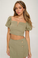 Load image into Gallery viewer, Straight To The Point in Timeless Olive
