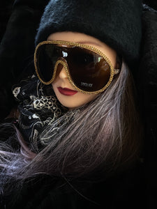 "Notorious" Oversized Goggle Sunglasses