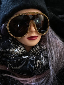 "Notorious" Oversized Goggle Sunglasses
