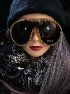 "Notorious" Oversized Goggle Sunglasses