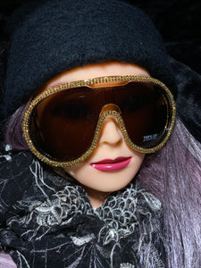 "Notorious" Oversized Goggle Sunglasses