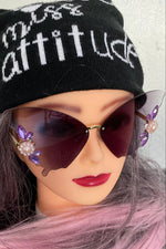 Load image into Gallery viewer, Fire &quot;Baddieful&quot; Butterfly Sunglasses
