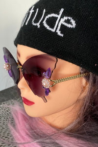 Fire "Baddieful" Butterfly Sunglasses