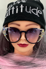Load image into Gallery viewer, Unique &quot;Bossy&quot; Bling Rim Sunglasses
