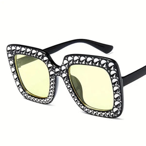 "All Glitz" Colored Lens Sunglasses