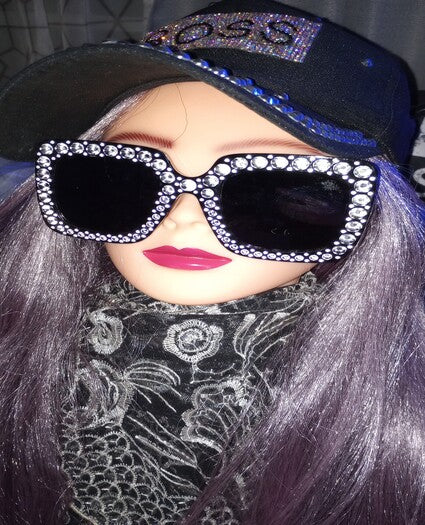 "All Glitz" Colored Lens Sunglasses