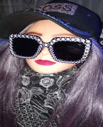 Load image into Gallery viewer, &quot;All Glitz&quot; Colored Lens Sunglasses
