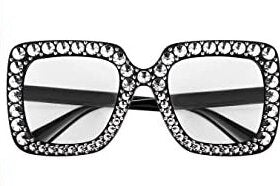 "All Glitz" Colored Lens Sunglasses