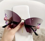 Load image into Gallery viewer, Fire &quot;Baddieful&quot; Butterfly Sunglasses
