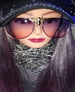 Load image into Gallery viewer, Fire &quot;BEE You&quot; Gradient Sunglasses
