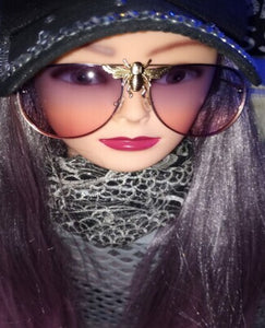 Fire "BEE You" Gradient Sunglasses