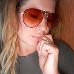 Load image into Gallery viewer, Fire &quot;BEE You&quot; Gradient Sunglasses

