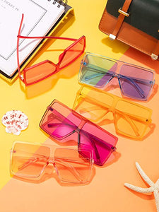 "Just Chillin" Colorful Vibes Sunglasses