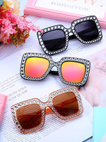 Load image into Gallery viewer, &quot;All Glitz&quot; Colored Lens Sunglasses
