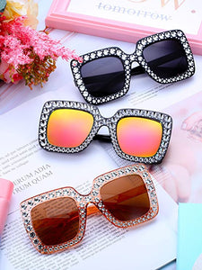 "All Glitz" Colored Lens Sunglasses