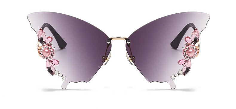 Fire "Baddieful" Butterfly Sunglasses