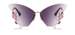 Load image into Gallery viewer, Fire &quot;Baddieful&quot; Butterfly Sunglasses
