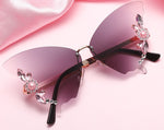 Load image into Gallery viewer, Fire &quot;Baddieful&quot; Butterfly Sunglasses
