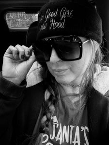 "Bad Girl" Black Lens Sunglasses