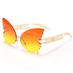 Load image into Gallery viewer, &quot;Startin Fresh&quot; Gradient Butterfly Sunglasses
