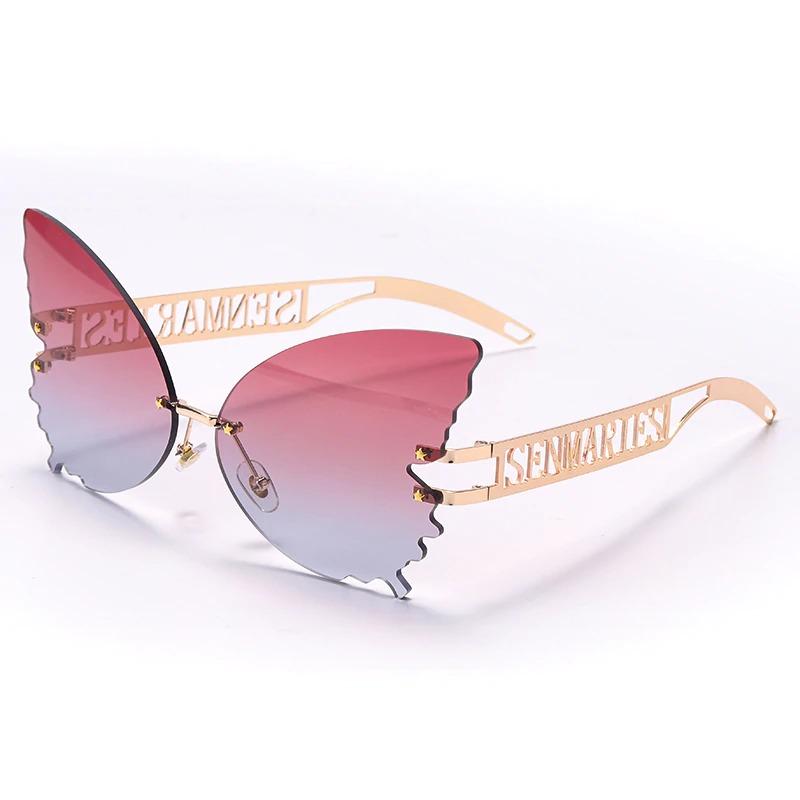 "Startin Fresh" Gradient Butterfly Sunglasses