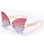 Load image into Gallery viewer, &quot;Startin Fresh&quot; Gradient Butterfly Sunglasses
